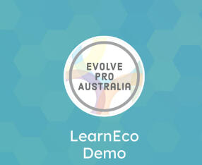 LearnEco Demo landing page on Caard